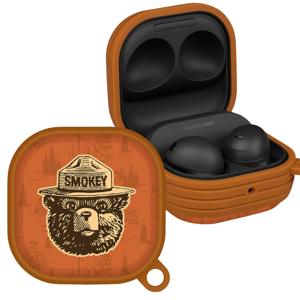 Smokey Bear Classic HDX Samsung Galaxy Buds Pro & Buds Live Case Cover - Wear with style