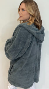 Snuggle Up Cardigan-Alpine Blue - Wear with style