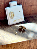 Solid 10K Gold Virgin Mary Earrings, virgencita gold earrings - Wear with style
