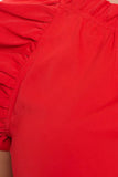 Solid Sleeveless Ruffle Trim Top - Wear with style