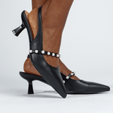 Sophia Slingback Pumps Black - Wear with style