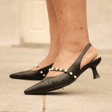 Sophia Slingback Pumps Black - Wear with style