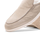 06-112-GRY SORO Sueded Italian Goatskin Mule Grey
