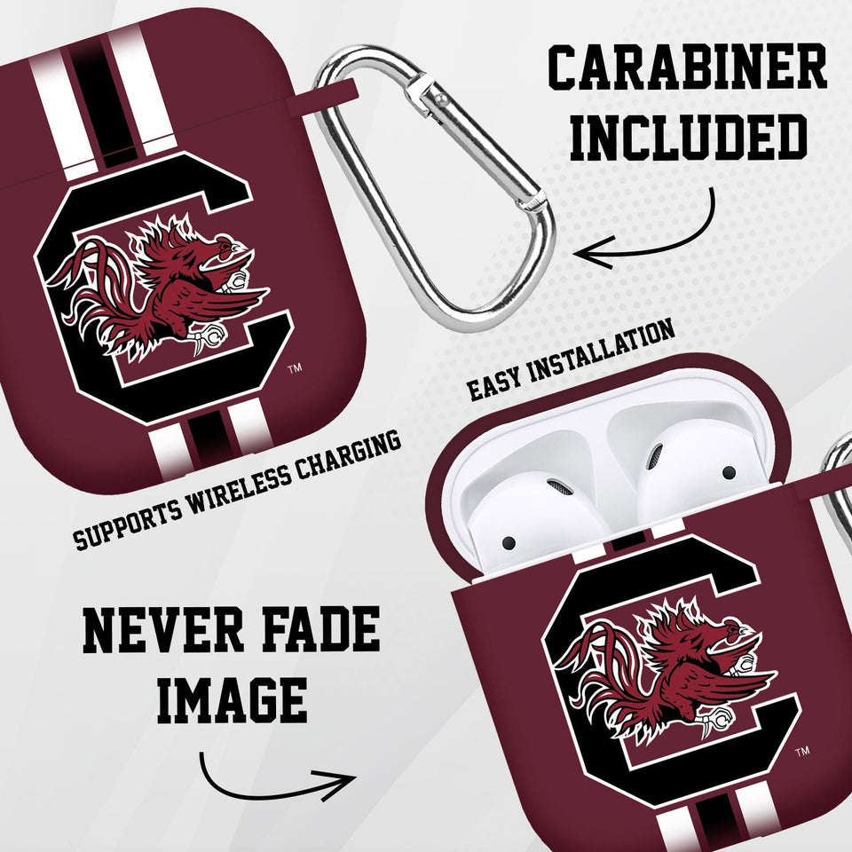 South Carolina Gamecocks HD Apple AirPods Gen 1 & 2 Case Cover - Wear with style