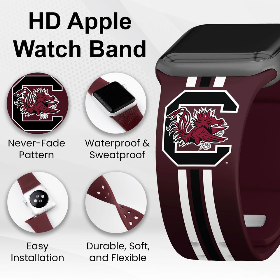 South Carolina Gamecocks HD Apple Watch Band - Wear with style