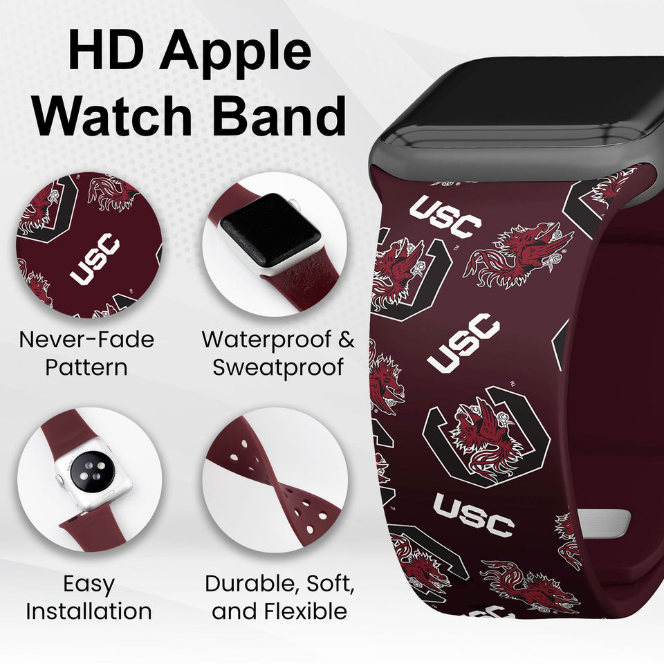 South Carolina Gamecocks HD Apple Watch Band - Wear with style