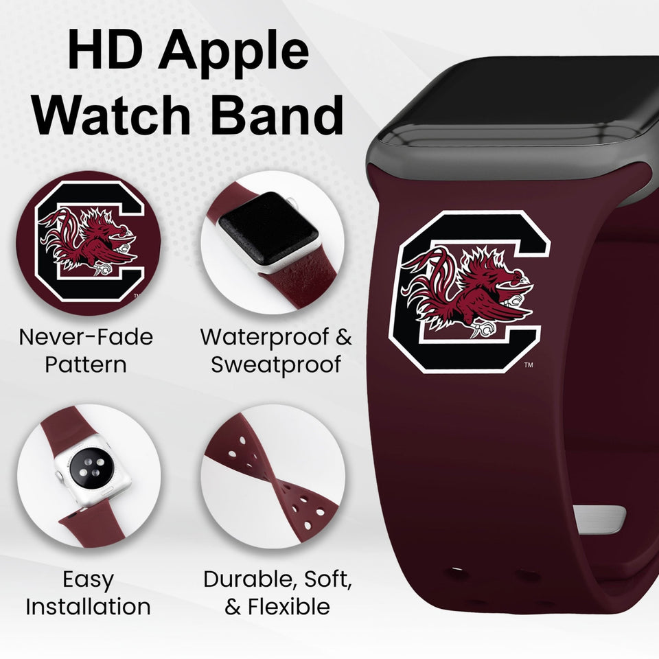 South Carolina Gamecocks HD Apple Watch Band - Wear with style
