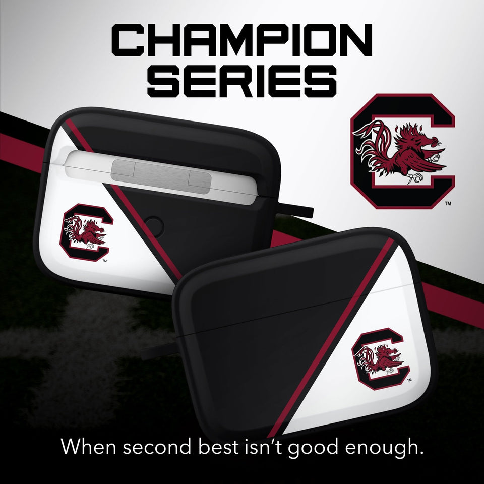 South Carolina Gamecocks HDX Champion Series Apple AirPods Pro 1 & 2 Case Cover - Wear with style