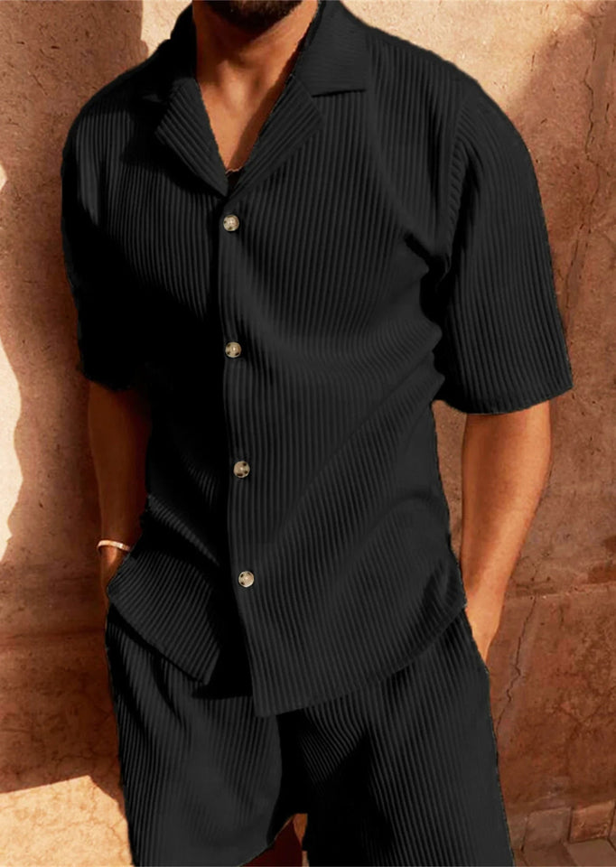 Spring/Summer stretch casual men beach shorts set - Wear with style