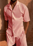 Spring/Summer stretch casual men beach shorts set - Wear with style