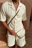 Spring/Summer stretch casual men beach shorts set - Wear with style