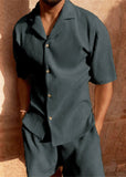 Spring/Summer stretch casual men beach shorts set - Wear with style
