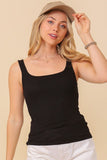 Square Neck Tank Top - Wear with style