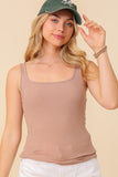 Square Neck Tank Top - Wear with style