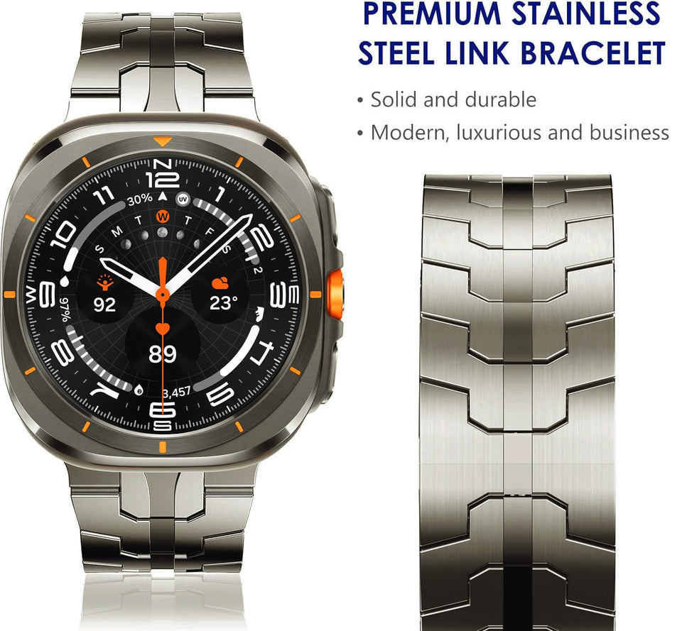 Stainless Steel Metal Watch Band for Galaxy Watch 7Ultra/8Ultra - Wear with style