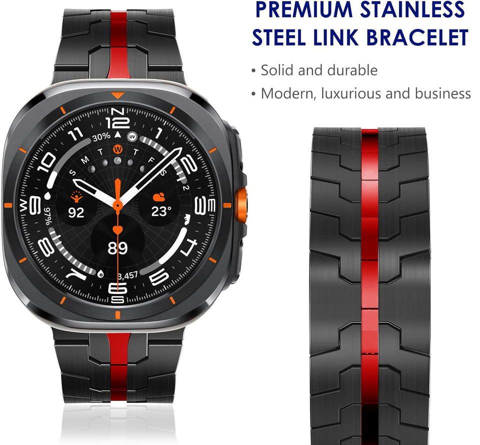 Stainless Steel Metal Watch Band for Galaxy Watch 7Ultra/8Ultra - Wear with style