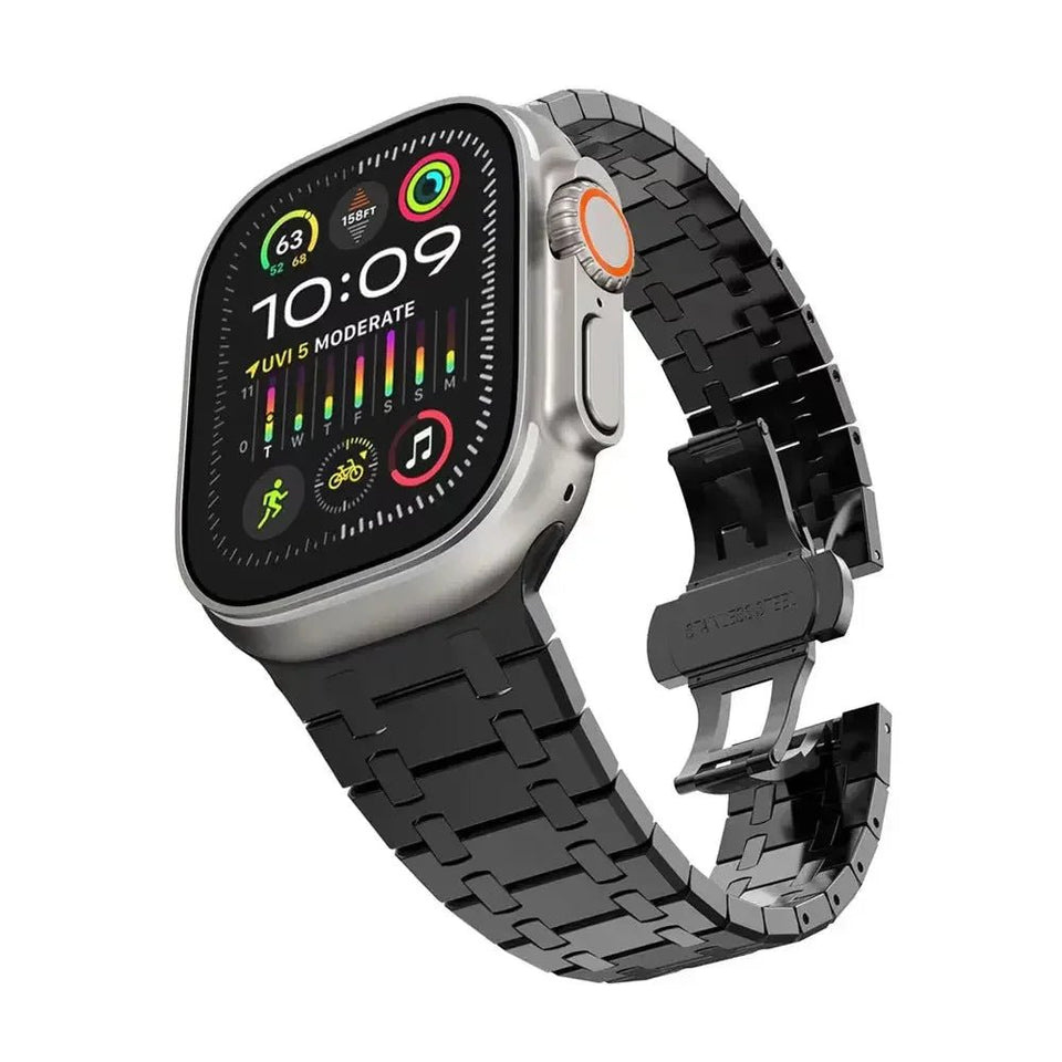 Stainless Steel Metal Watchband for Apple Watch - Wear with style