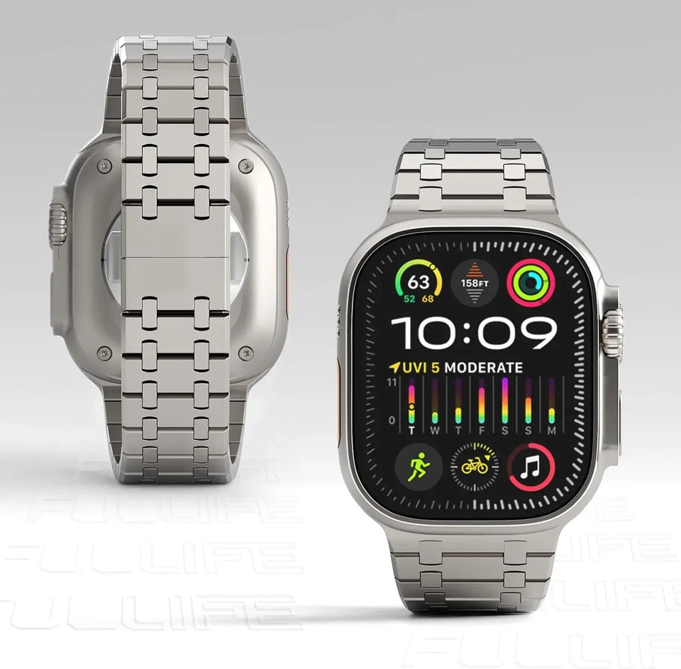 Stainless Steel Metal Watchband for Apple Watch - Wear with style