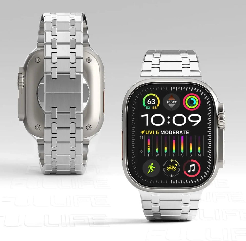 Stainless Steel Metal Watchband for Apple Watch - Wear with style