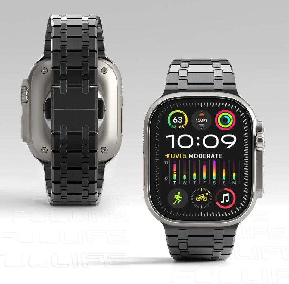 Stainless Steel Metal Watchband for Apple Watch - Wear with style