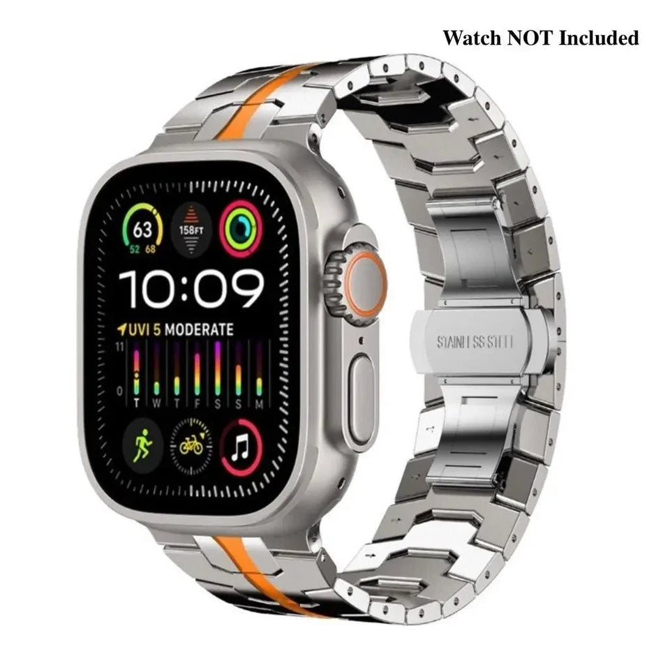 Stainless Steel Metal Watchband For Apple Watch - Ironman Version - Wear with style