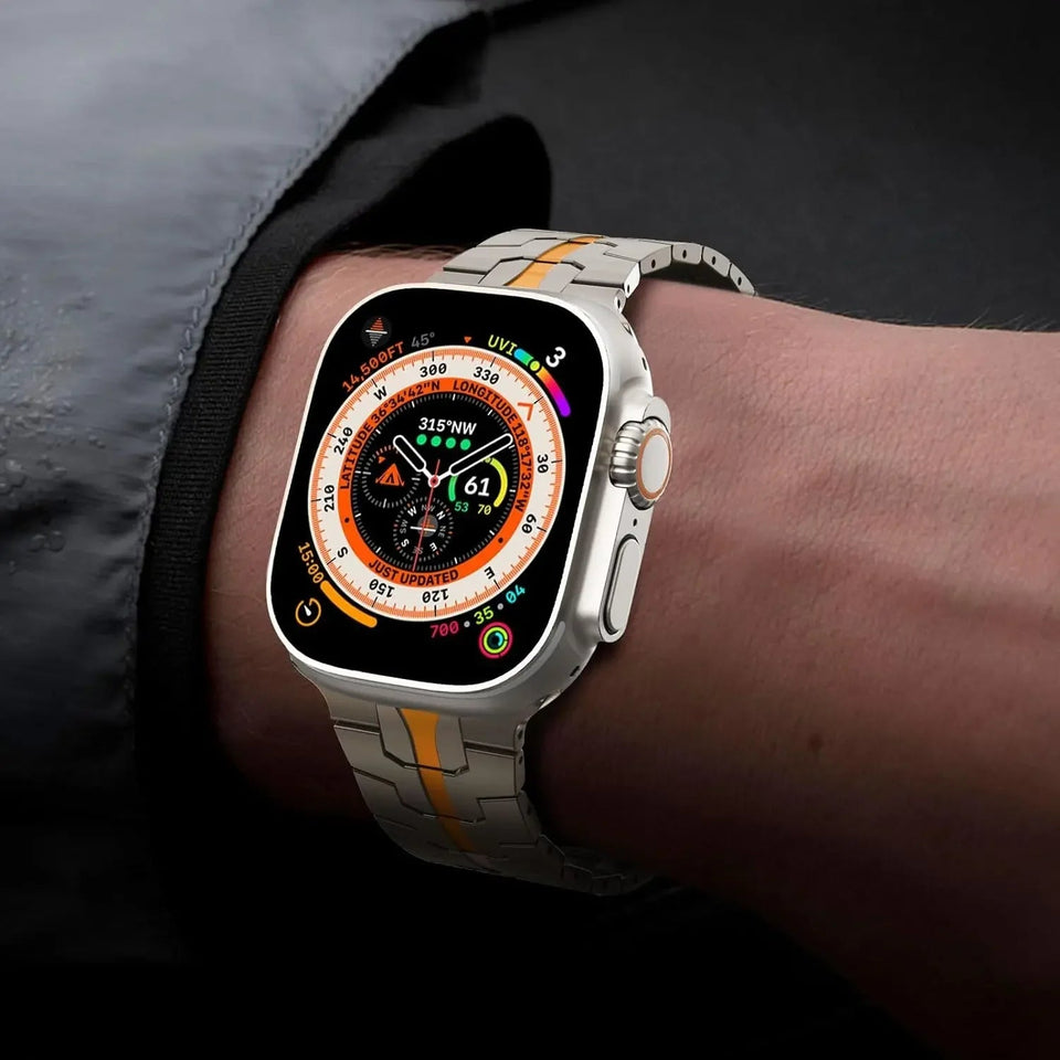 Stainless Steel Metal Watchband For Apple Watch - Ironman Version - Wear with style