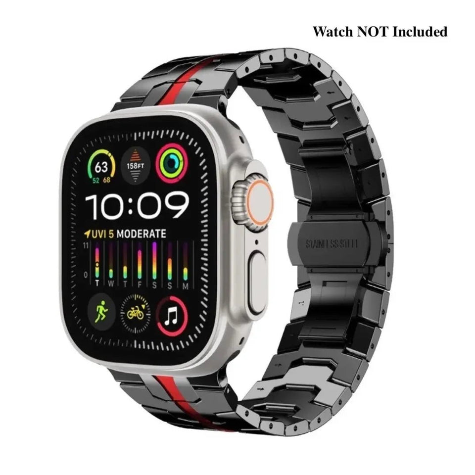 Stainless Steel Metal Watchband For Apple Watch - Ironman Version - Wear with style