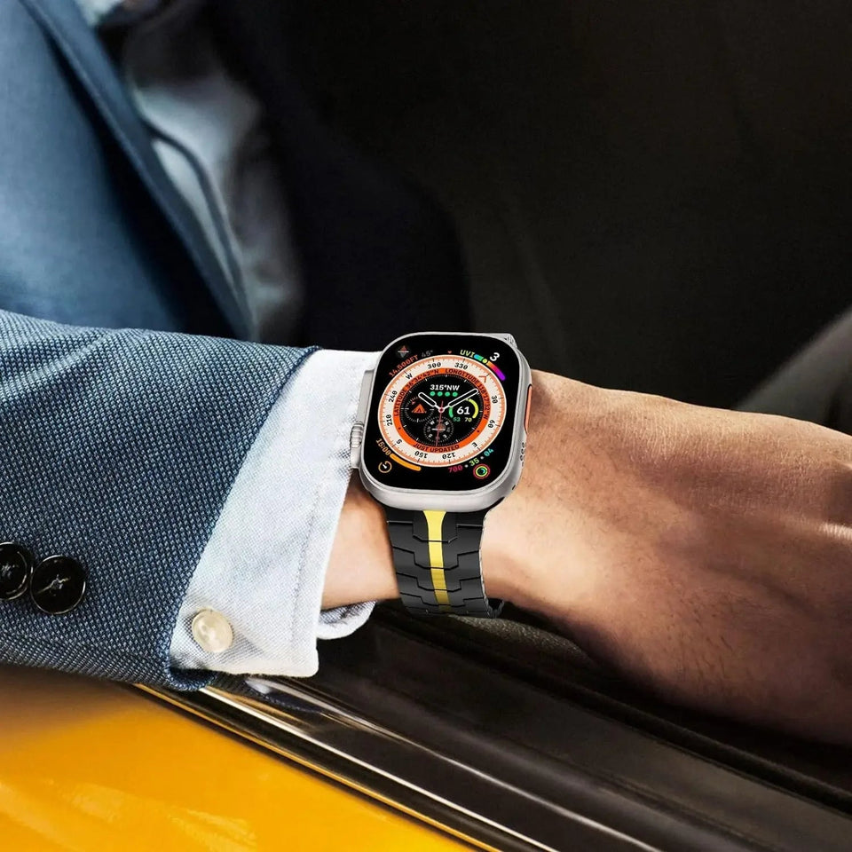 Stainless Steel Metal Watchband For Apple Watch - Ironman Version - Wear with style