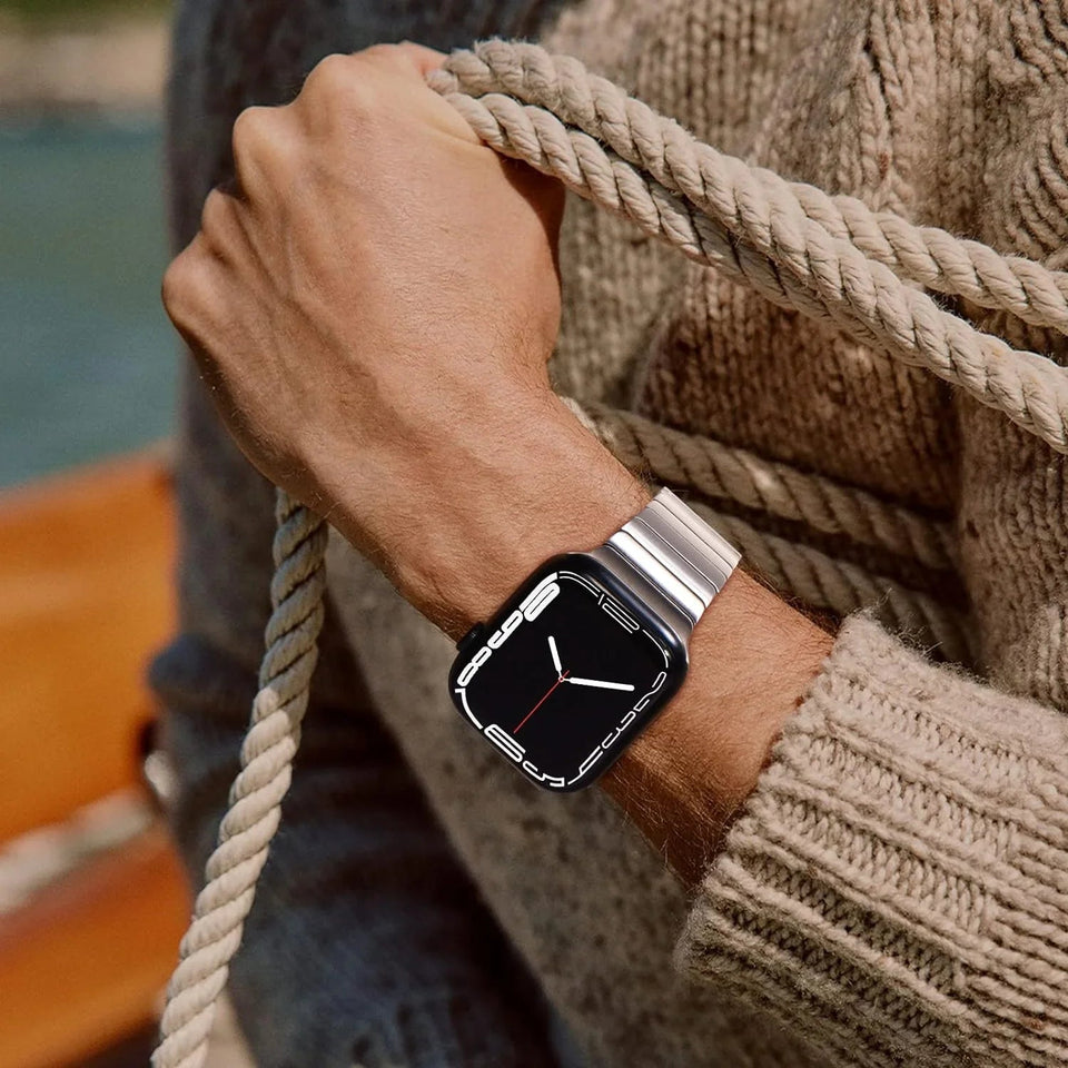 Stainless Steel Metal Watchband For Apple Watch T03 - Wear with style