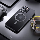 Stand Transparent Frosted Magsafe iPhone Case - Wear with style