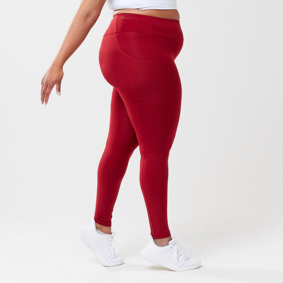 StayUP™ High-Rise Pocket Leggings - Red - Wear with style