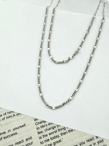 Sterling Silver 925 Diamond - Cut Curb Chain Necklace - Cadena de plata .925 estilo espejo - Wear with style
