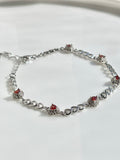 Sterling silver 925 heart bracelet | Pulsera de plata 925 | pulsera de corazones - Wear with style