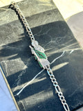 Sterling silver 925 Saint Jude bracelet, Religious jewelry - Wear with style