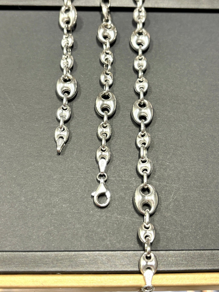 Sterling silver chain bracelet, silver 925 jewelry | Pulseras de plata .925 - Wear with style