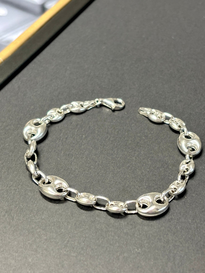 Sterling silver chain bracelet, silver 925 jewelry | Pulseras de plata .925 - Wear with style