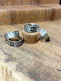 Sterling silver Lord’s Prayer | Anillos de plata 925 del padre nuestro | Silver 925 Unisex band ring - Wear with style