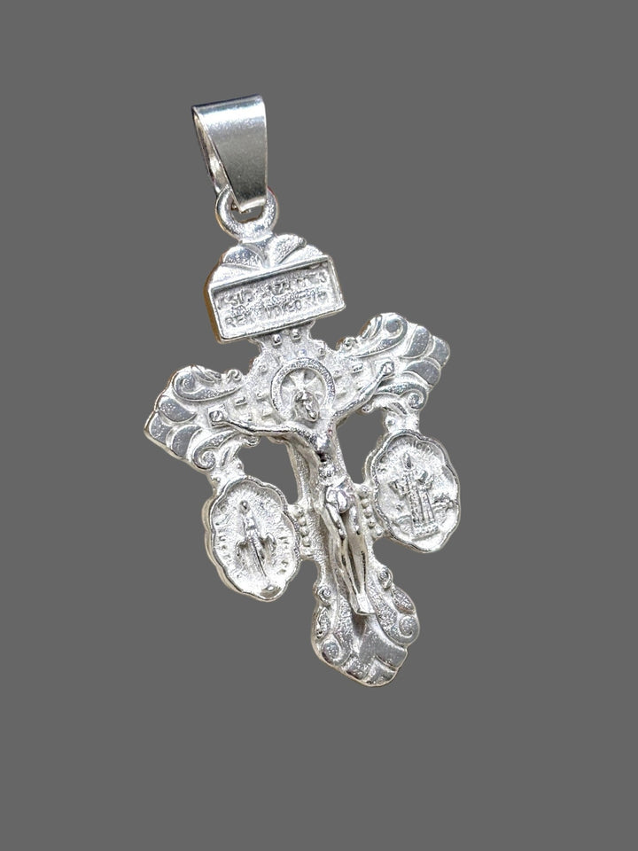 Sterling Silver Pardon Cross Pendant | Powerful Catholic Protection | Cruz Del perdón plata 925 - Wear with style