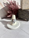Sterling silver saint benedict semanario ring | Statement ring | spiritual jewelry - Wear with style