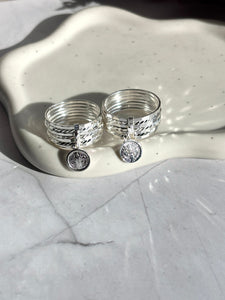 Sterling silver saint benedict semanario ring | Statement ring | spiritual jewelry - Wear with style