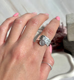 Sterling silver saint benedict semanario ring | Statement ring | spiritual jewelry - Wear with style