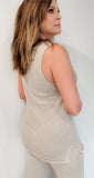 Stevie Knit Tank-Natural - Wear with style