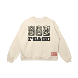 Peace Drop Shoulders Sweatshirt