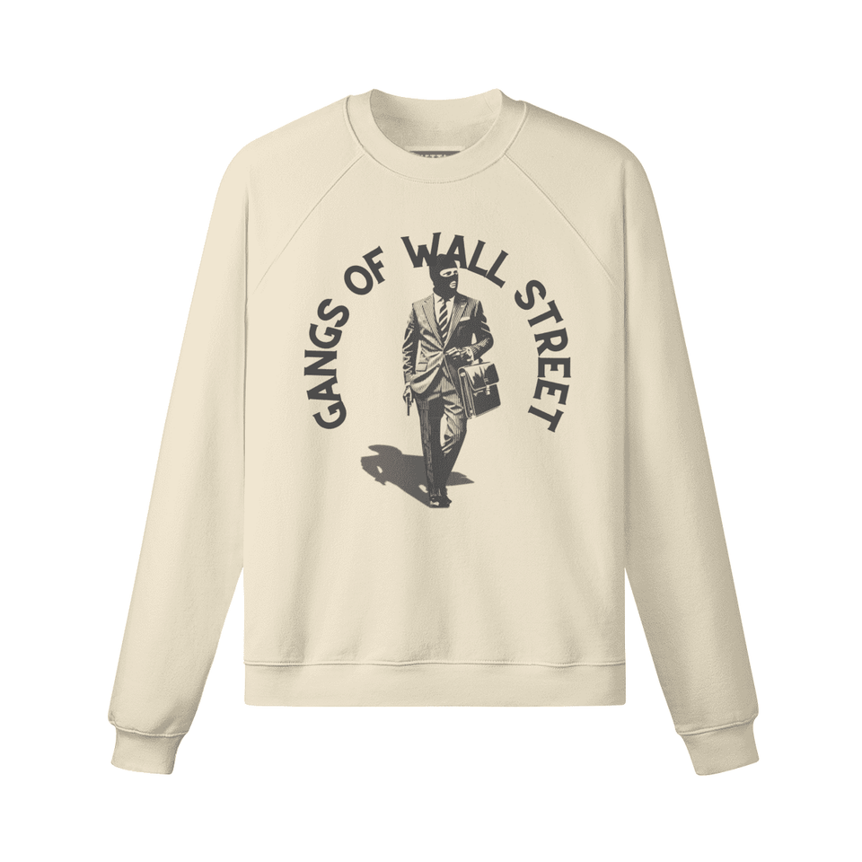 Gangs of Wall Street Raglan Oversized Sweatshirt