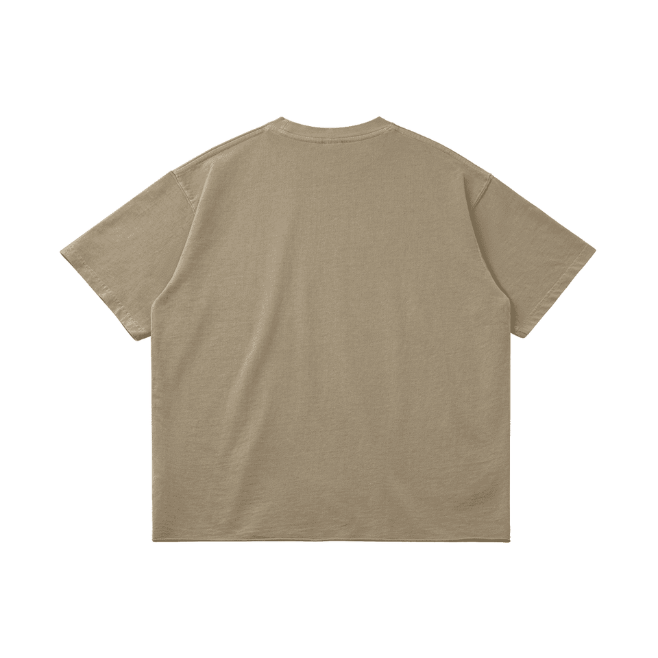 Nostalgic Ninja Premium Quality Raw Hem Oversized Tee