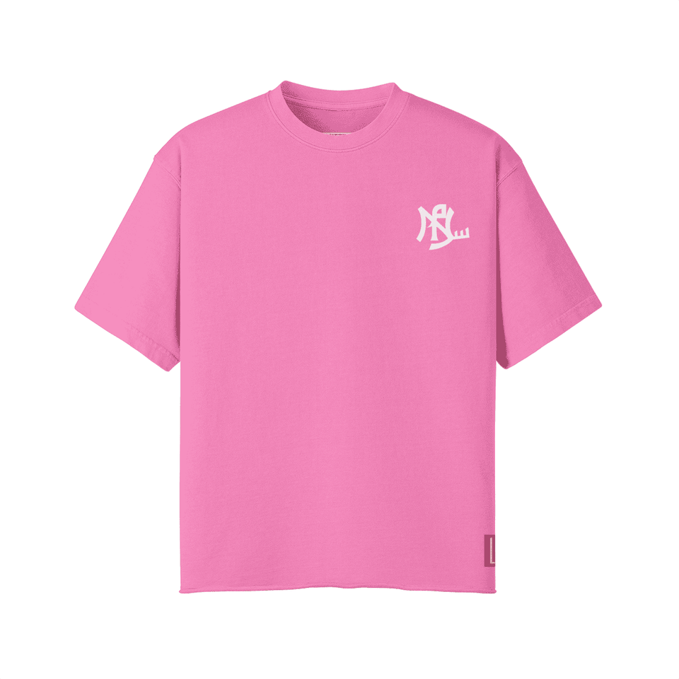 "Salam" Yankees Logo Raw Hem Premium Quality Tee
