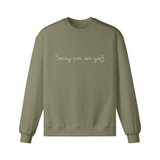 Sorry por ser yo — Heavy Oversized Sweatshirt