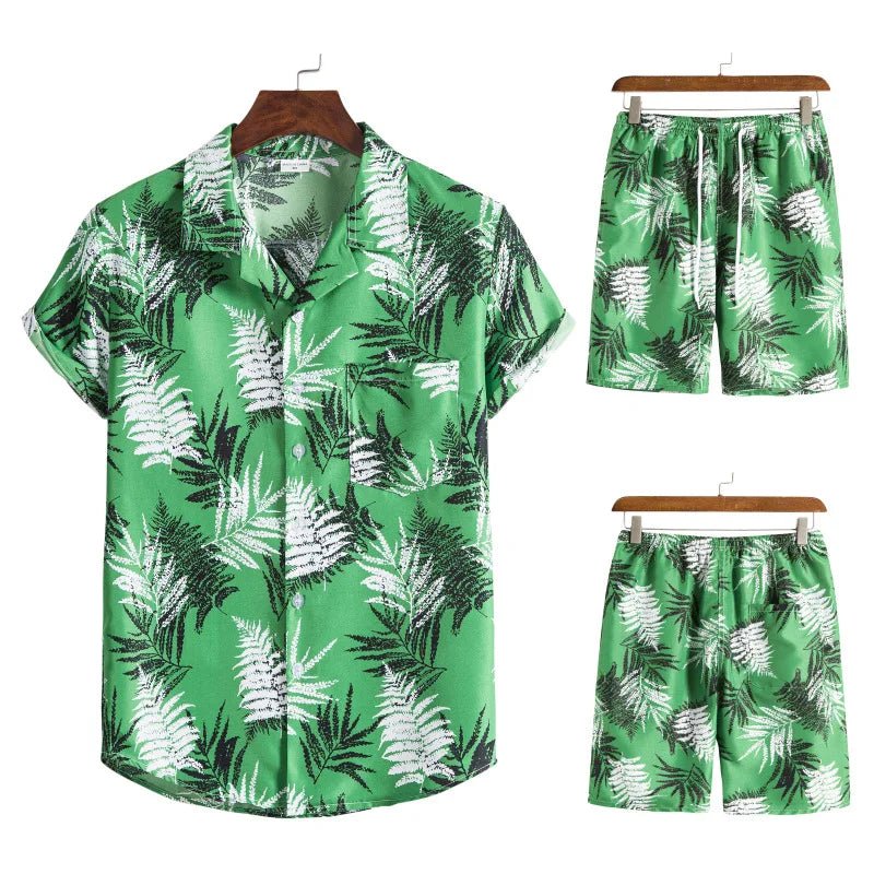 Stylish fit men beach shorts set - Wear with style