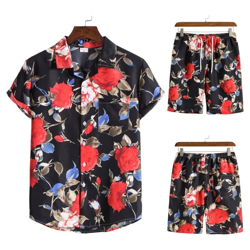Stylish fit men beach shorts set - Wear with style