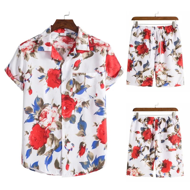 Stylish fit men beach shorts set - Wear with style